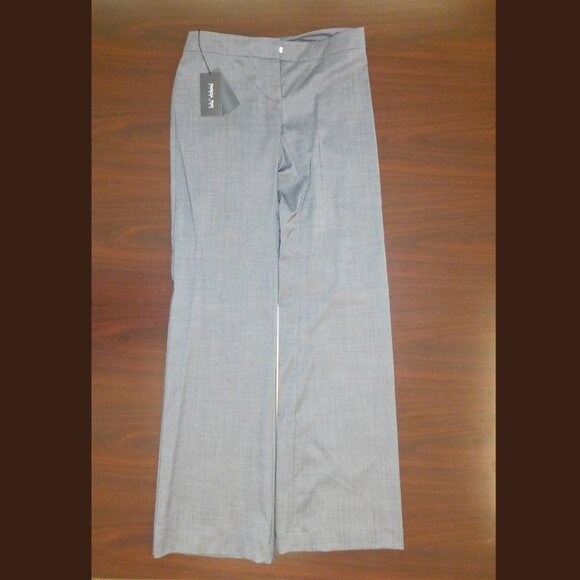 PATRIZIA PEPE WIDE LEG WOOL TROUSERS IN GRAY SIZE 2 NWT - Picture 6 of 6